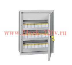 Корпус металлический ИЭК Titan3 ЩРв-54з-3 (3х18) модулей УХЛ3 IP31 серый MKM14-V-54-30-T