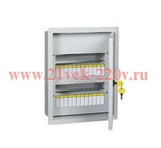 Корпус металлический ИЭК Titan3 ЩРв-24з-3 (2х12) модулей УХЛ3 IP31 серый MKM14-V-24-30-T