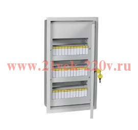 Корпус металлический ИЭК Titan3 ЩРв-36з-3 (3х12) модулей УХЛ3 IP31 серый MKM14-V-36-30-T