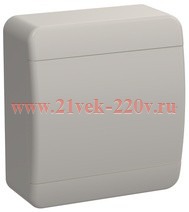 Щит накладной пластиковый ИЭК Tekfor ЩРН-П-8 8м белый IP41 (01-01-005) TF5-KP13-N-08-41-K01-K01