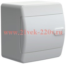 Щит накладной ИЭК UNION Compact ЩРН-П-4 4м белая дверь IP41 UIC-KP13-N-04-41-K01
