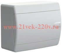 Щит накладной ИЭК UNION Compact ЩРН-П-8 8м белая дверь IP41 UIC-KP13-N-08-41-K01