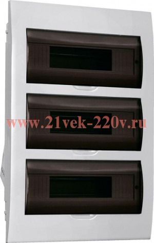 Щит встраиваемый GENERICA ЩРВ-П-36 36м прозрачная дверь IP41 IEK