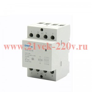 Контактор модульный NCH8-40/40 40А 4НО AC 220/230В 50Гц (R) CHINT 256099