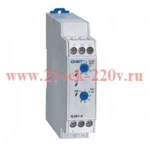 Реле контроля фаз NJB1-X AC 380В CHINT 280021
