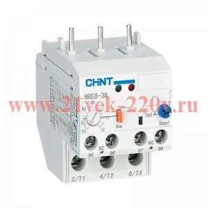Реле перегрузки электронныое NRE8-38 4-8A(R) CHINT 296626