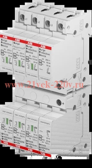 Ограничитель перенапряжения OVR T1-T2 3N УЗИП 12.5-275s P QS