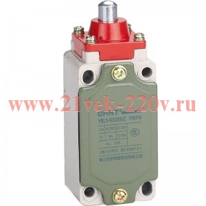 Выключатель путевой YBLX-K3/20S/Z с толкателем CHINT 439025