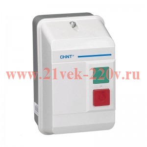 Пускатель электромагнитный в корпусе NQ3-5.5P 0.62-1А AC 380В IP55 (R) CHINT 496439