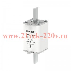 Предохранитель YON ножевого типа FG1 125А 690В хар-ка aR DKC 1FG01-0125-690V-AR