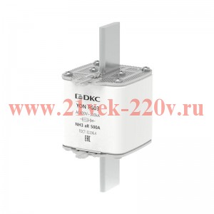 Предохранитель YON ножевого типа FG3 500А 400В хар-ка aR DKC 1FG03-0500-400V-AR