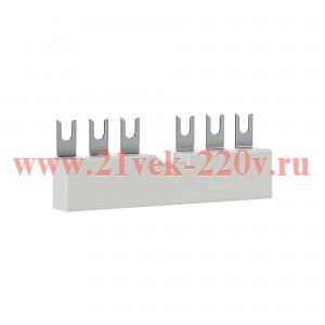 Разводка шинная 3ф для параллельного соединения 2х автоматических выключателей DMP32 с доп.контактам