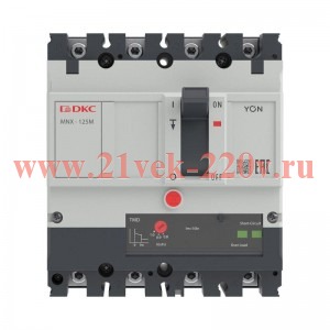 Выключатель автоматический YON pro MNX125M 3N 80А 100кА при AC415V расц. TMD DKC MNX125M3NTMD0080