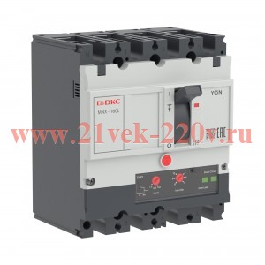 Выключатель автоматический YON pro MNX160L 4P 160А 70кА при AC415V расц. TMD DKC MNX160L4PTMD0160