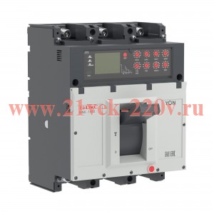 Выключатель автоматический YON pro MNX1600M 3P 1600А 100кА при AC415V расц. ETA DKC MNX1600M3PETA160