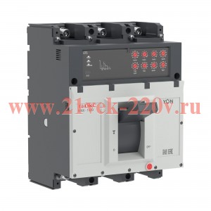 Выключатель автоматический YON pro MNX1600M 3P 1250А 100кА при AC415V расц. ETS DKC MNX1600M3PETS125