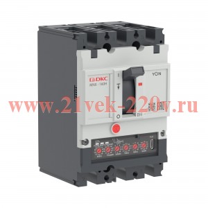 Выключатель автоматический YON pro MNX160H 3P 160А 150кА при AC415V расц. ETA DKC MNX160H3PETA0160