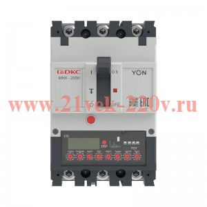 Выключатель автоматический YON pro MNX250H 3P 40А 150кА при AC415V расц. ETE DKC MNX250H3PETE0040