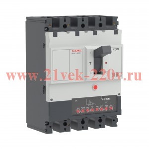 Выключатель автоматический YON pro MNX400H 4P 400А 150кА при AC415V расц. ETS DKC MNX400H4PETS0400