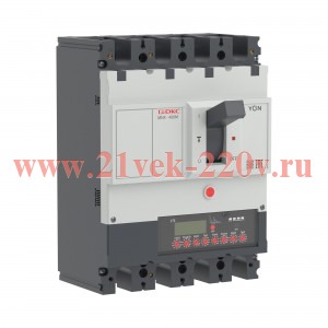 Выключатель автоматический YON pro MNX400M 4P 400А 100кА при AC415V расц. ETE DKC MNX400M4PETE0400