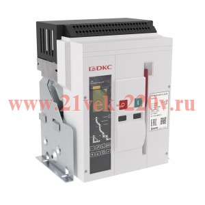 Выключатель автоматический воздушный AGS06N 3Р 630А 65кА расцепитель 3M фиксированный горизонт. подк