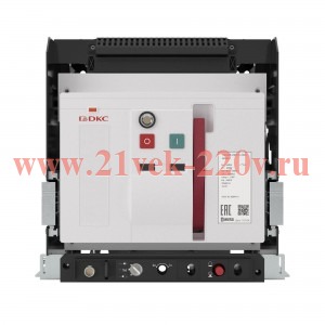 Выключатель нагрузки YON AGS32X-L3DH-0-222K 100кА типоразмер L выкатной управление 220В AC горизонт.