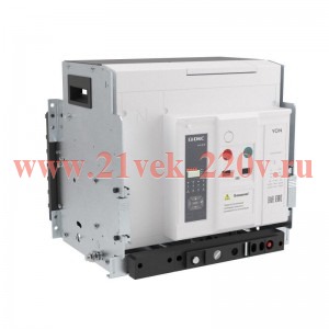 Выключатель воздушный автоматический YON pro ANX16H 4P 1600А 85кА расцепитель ETA выкатной горизонт.