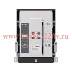 Выключатель автоматический воздушный YON pro ANX16N 3P 1600А 66кА расцепитель ETA выкатн. горизонт./