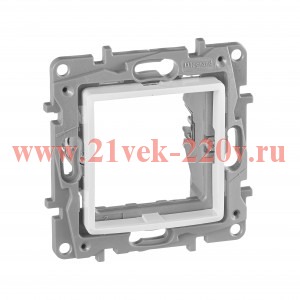 Адаптер для механизма Mosaic без заглушки Legrand Etika белый