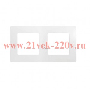 Рамка Legrand Etika 2 поста, белый