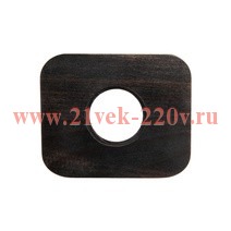 Рамка 1-м Шедель ретро Верди дерево бук угольно-черн. Bironi BF5-610-119