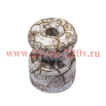 Изолятор ОП керамика мрамор. (уп.50шт) Bironi R1-551-090-50