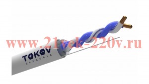 Кабель витая пара U/UTP 1х2х24AWG кат.5E PVC (м) TOKOV ELECTRIC TKE-C06-U12-5E-305-PVC