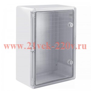 Корпус ударопрочный ЩМПп 500х350х190 IK10 IP65 прозр. дверь АБС пластик PRIZMA TOKOV ELECTRIC TKE-PZ