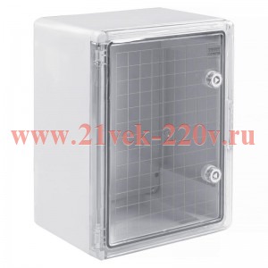 Корпус ударопрочный ЩМПп 400х300х220 IK10 IP65 прозр. дверь АБС пластик PRIZMA TOKOV ELECTRIC TKE-PZ