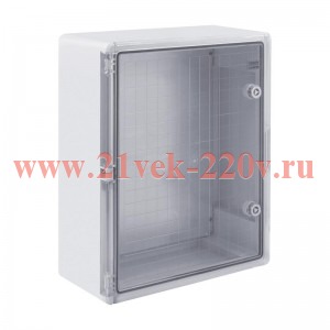 Корпус ударопрочный ЩМПп 500х400х180 IK10 IP65 прозр. дверь АБС пластик PRIZMA TOKOV ELECTRIC TKE-PZ