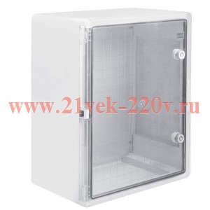 Корпус ударопрочный ЩМПп 500х400х240 IK10 IP65 прозр. дверь АБС пластик PRIZMA TOKOV ELECTRIC TKE-PZ