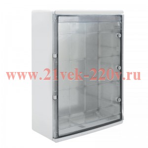 Корпус ударопрочный ЩМПп 800х600х260 IK10 IP65 прозр. дверь АБС пластик PRIZMA TOKOV ELECTRIC TKE-PZ