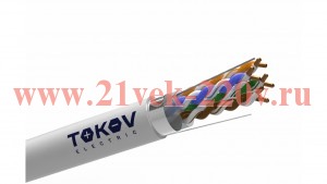 Кабель витая пара F/UTP 4х2х25 AWG (0.45мм) кат.5E LSZH TOKOV Fluke tested (м) TOKOV ELECTRIC TKL-C0