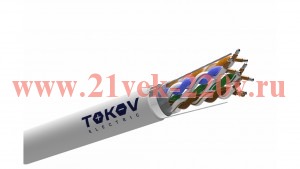 Кабель витая пара F/UTP 4х2х24 AWG кат.5E ССA PVC TOKOV Fluke tested (м) TOKOV ELECTRIC TKL-C06-F42C