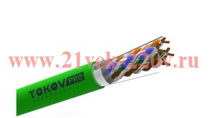 Кабель витая пара F/UTP 4х2х23AWG (0.57мм) кат.6 PVCLS нг (А)-LSLTx Fluke tested (м) PRO TOKOV ELECT