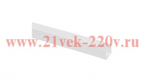 Кабель-канал 40х40 L2000 пластик бел. TOKOV ELECTRIC TKE-KK-40-40-2000-WH