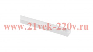 Кабель-канал 25х16 L2000 пластик бел. TOKOV ELECTRIC TKE-KK-25-16-2000-WH