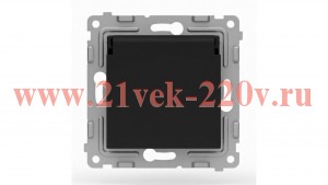 Розетка 1-м СП Pixel IP44 с заземл. с крышкой механизм карбон TOKOV ELECTRIC TKE-PX-R1ZSW1-C14-IP44