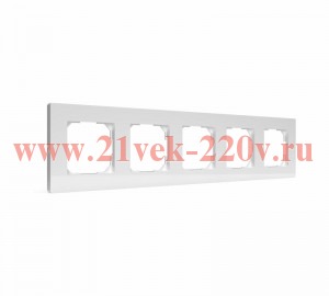 Рамка 5-м Pixel бел. TOKOV ELECTRIC TKE-PX-RM5-C01