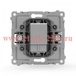 Розетка TV оконечная СП Pixel 1DB механизм алюм. TOKOV ELECTRIC TKE-PX-A1O-C03