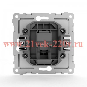Розетка телефонная 1-м СП Pixel RJ11 механизм бел. TOKOV ELECTRIC TKE-PX-RT1-C01