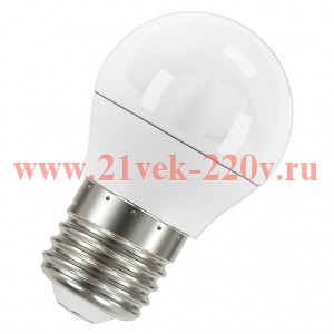 Лампа светодиодная шарик FL-LED GL45 5,5W 4200K 220V E27 45x80mm 510Lm холодный свет Foton