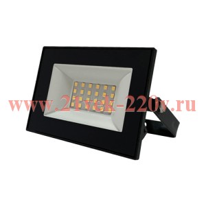 Прожектор светодиодный FL-LED Light-PAD 30W Black 6400К 3000Лм AC220-240В 120x90x26мм FOTON