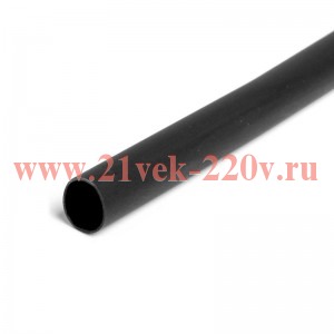 Трубка термоусадочная ТТ-150-10/5 черн. (уп.100м) КВТ 104421